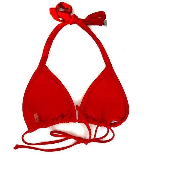 Seafolly Triangle Bikini Top in Chilli NEW Size 2US - Picture 4 of 5